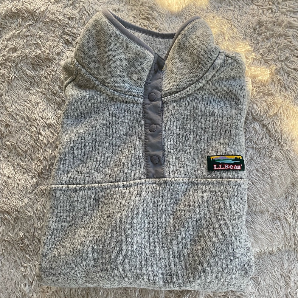 L.L. Bean Sweater Fleece Pullover